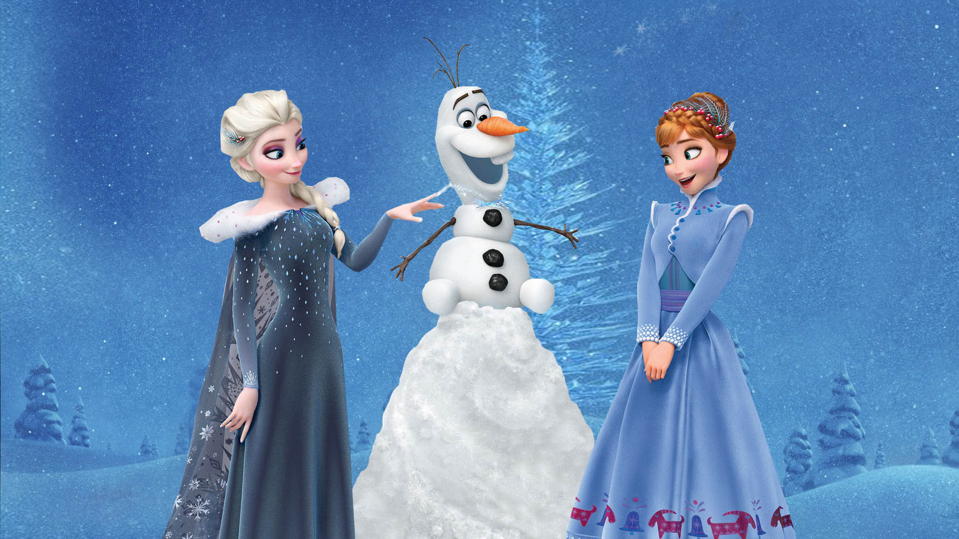 Olafs Frozen Adventure Anna Elsa7442912710 - Olafs Frozen Adventure Anna Elsa - Showman, Olafs, Frozen, Elsa, Anna, Adventure